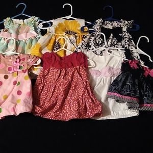 Baby girl lot of dresses 0-3mths